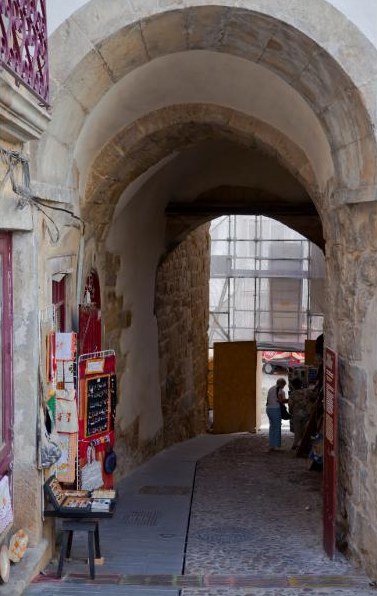 Passage under the Almedina Arch